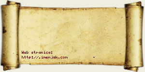 Žaklina Stojadinović vizit kartica